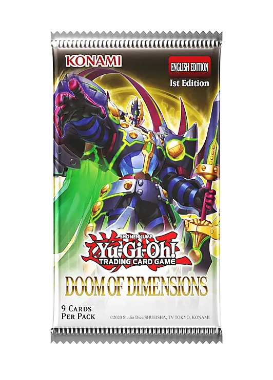 Doom of Dimensions Booster Box Selada Inglês